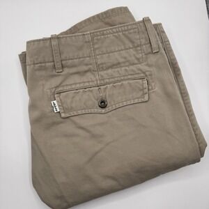 Levi's‎ Men's 38 Paratrooper Cargo Vintage Military Khaki Shorts 11" Inseam